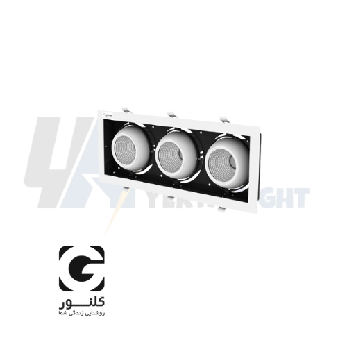 چراغ سقفی 90 وات توکار LED گلنور مدل پیکسل 3